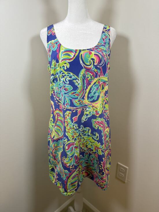 Lilly Pulitzer Dresses & Skirts - Lilly Pulitzer Silk Shift Tank Dress Small Poppy Toucan Play Print Low Back